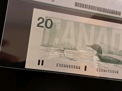 1991 Bank Of Canada $20, 2-Digit Radar Note, 4455544 - photo 3