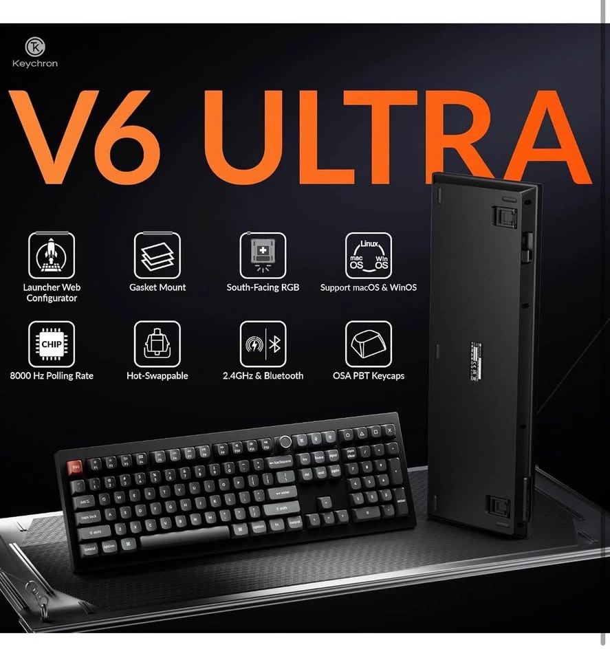 Keychron V6 Ultra 8K Wireless Mechanical Keyboard - photo 2