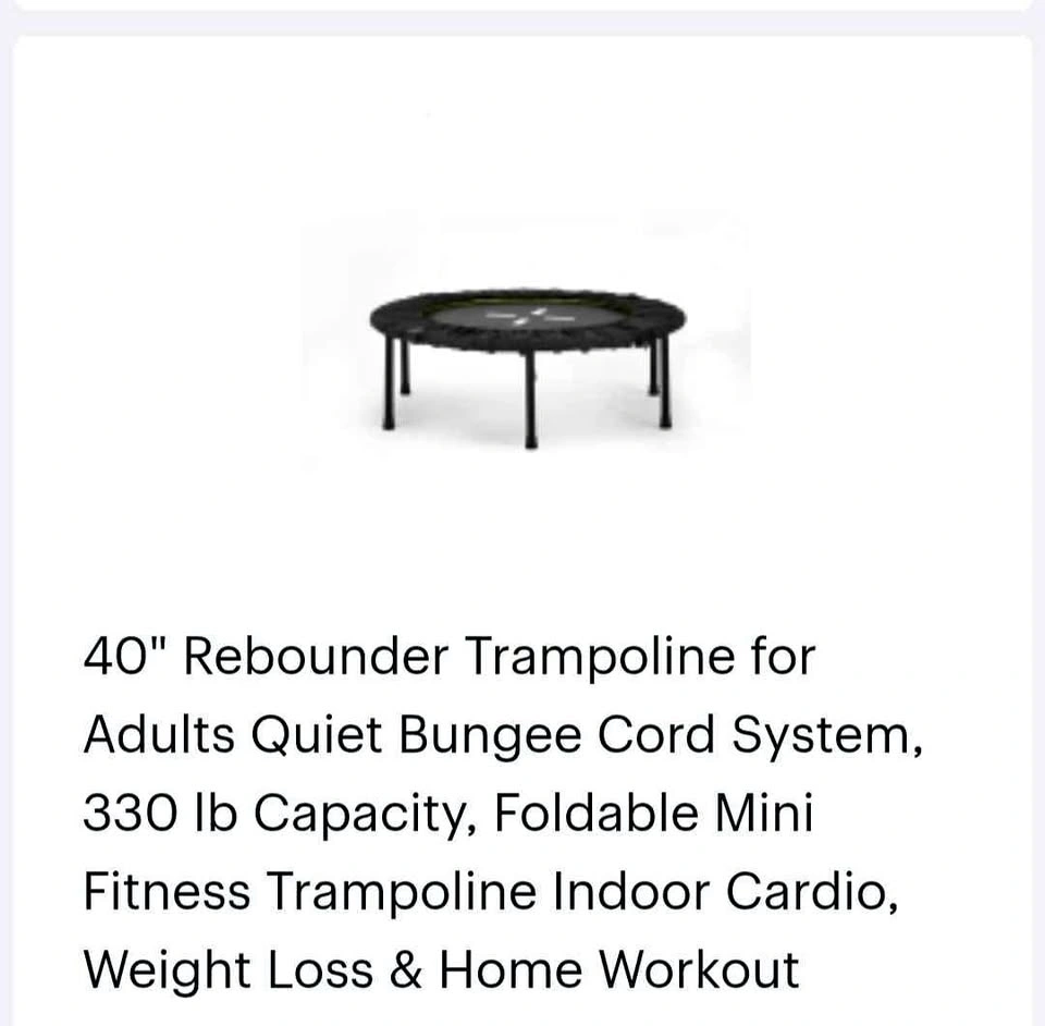 40" trampoline