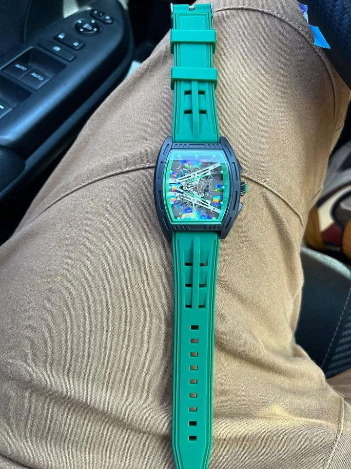 (Free Delivery) Quartz Skeleton Watch _ 3 COLORS - photo 2