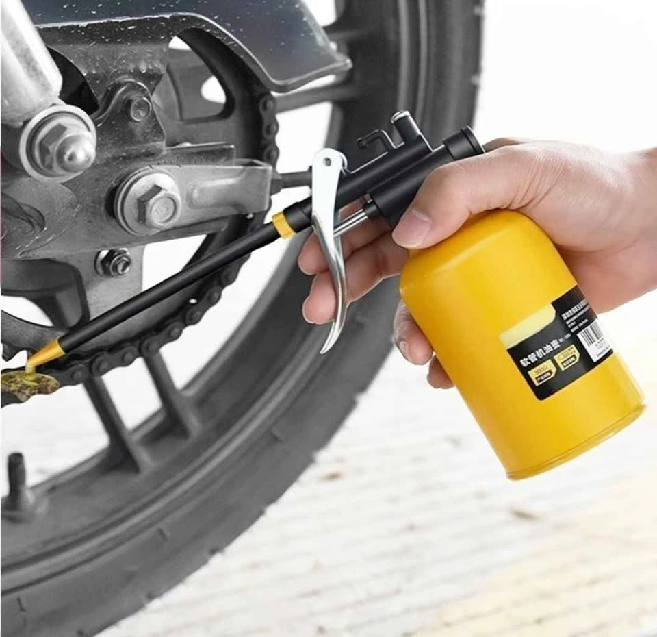 High Pressure Hand Pump Oil Can with Flexible Hose - 300 ML - photo 2