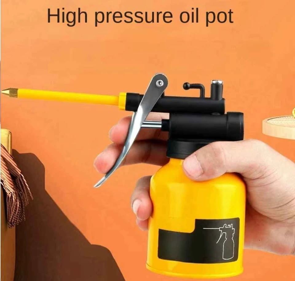 High Pressure Hand Pump Oil Can with Flexible Hose - 300 ML - photo 3