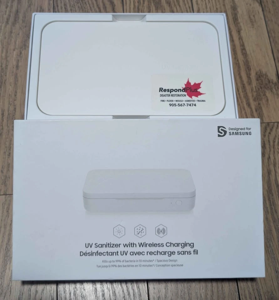 Samsung UV Sanitizer Box with 10W Wireless Phone Charger - photo 2