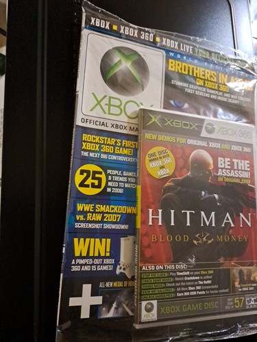 2006 May Xbox Magazine w/ Brothers In Arms, Hitman & Disc - photo 2