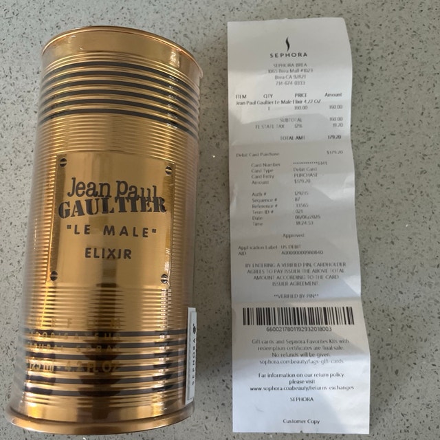 Jean Paul Gaultier 4.2 fl oz unopened with receipt
