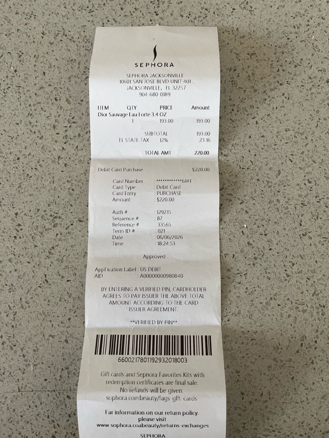 Dior Sauvage 100ml unopened with receipt - photo 3