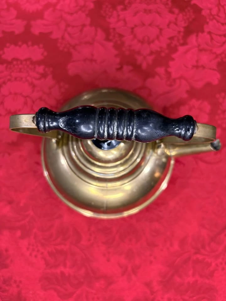 Vintage Brass Tea Kettle - photo 2
