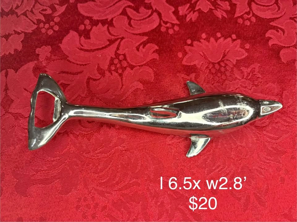 Silver Dolphin Bottle Opener