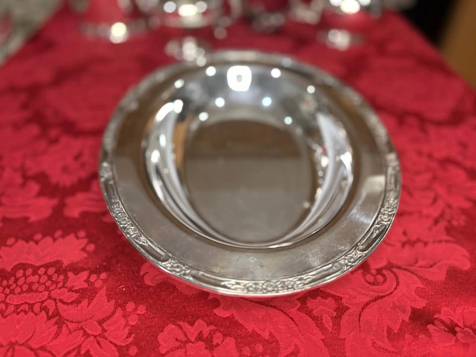 Vintage Silver-Plated Oval Serving Platter - photo 2