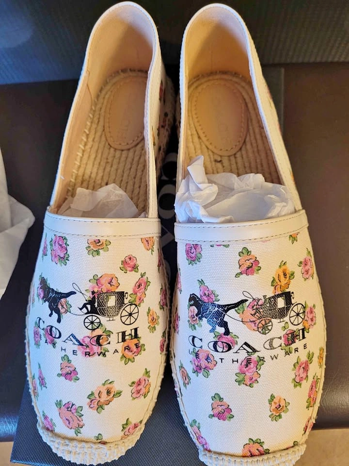 Brand new Coach espadrille size 9.5