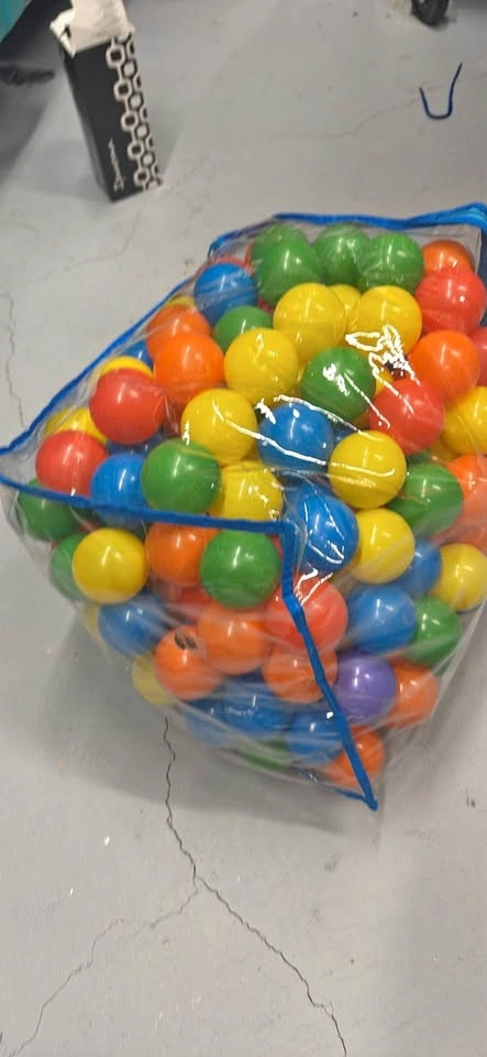 Large Bag of Multi-Colored Plastic Pit Balls