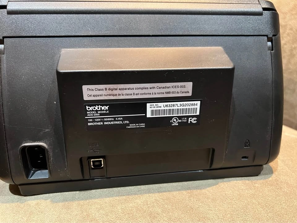 BROTHER IMAGECENTER ADS 2000 HIGH SPEED SCANNER - photo 3
