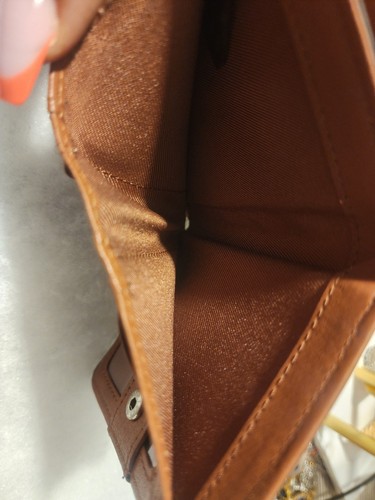 Safe Keeper Terra-Cotta Compact Trifold Wallet - photo 3