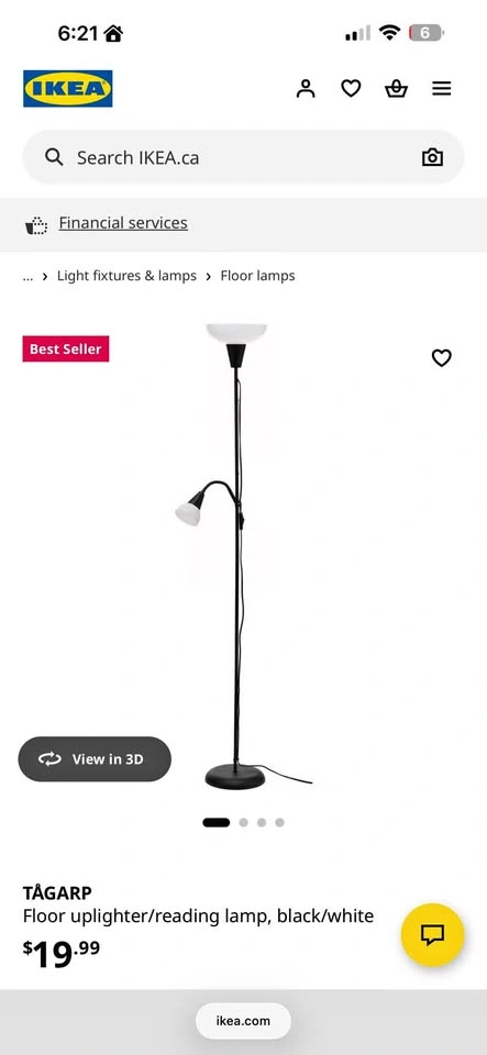 2 x IKEA Floor Lamp