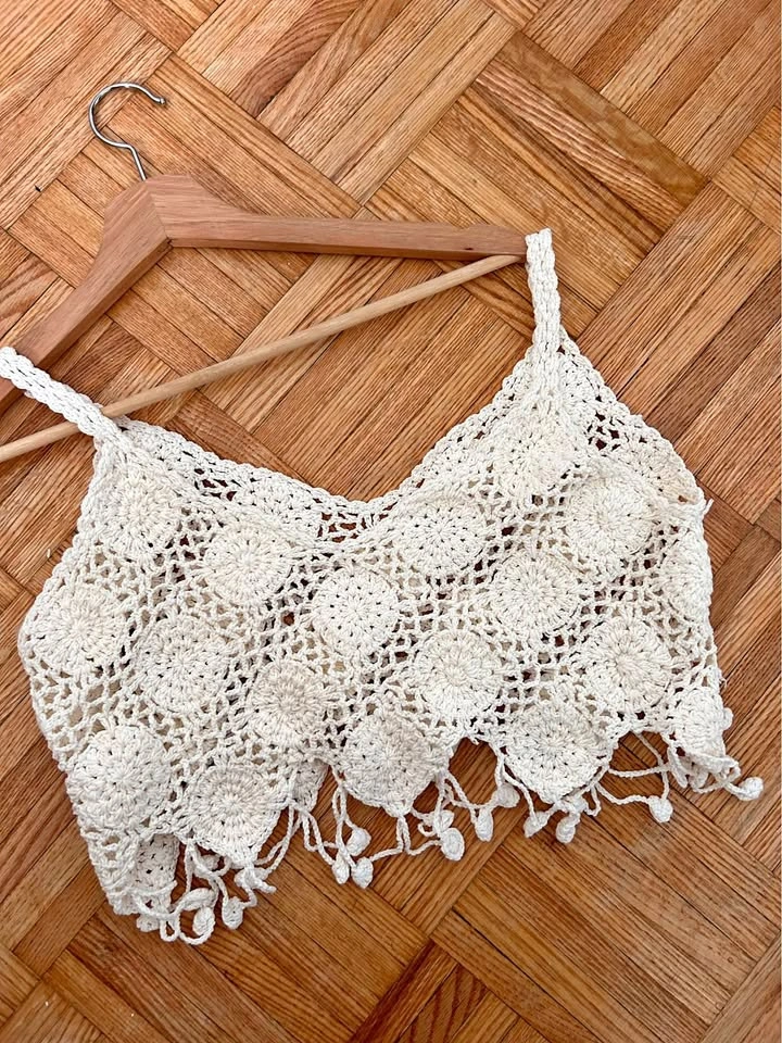 Crochet crop top