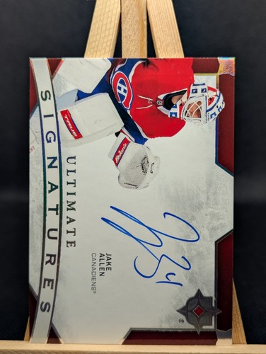 2021-22 Ultimate Collection Jake Allen Ultimate Signatures Auto