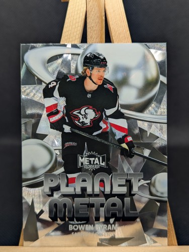 2025-26 SkyBox Metal Universe #34/40 Bowen Byram Planet Metal
