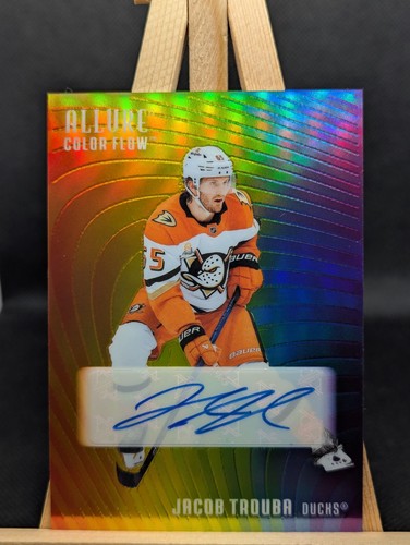 Upper Deck Allure Jacob Trouba Full Rainbow Auto