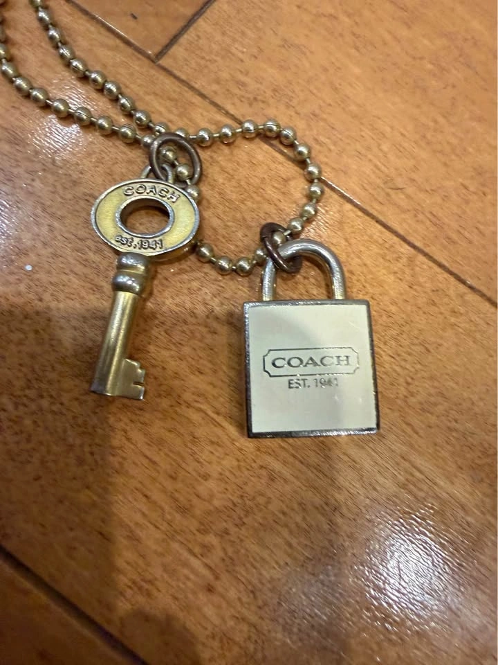 Coach Lock and Key Necklace - photo 2