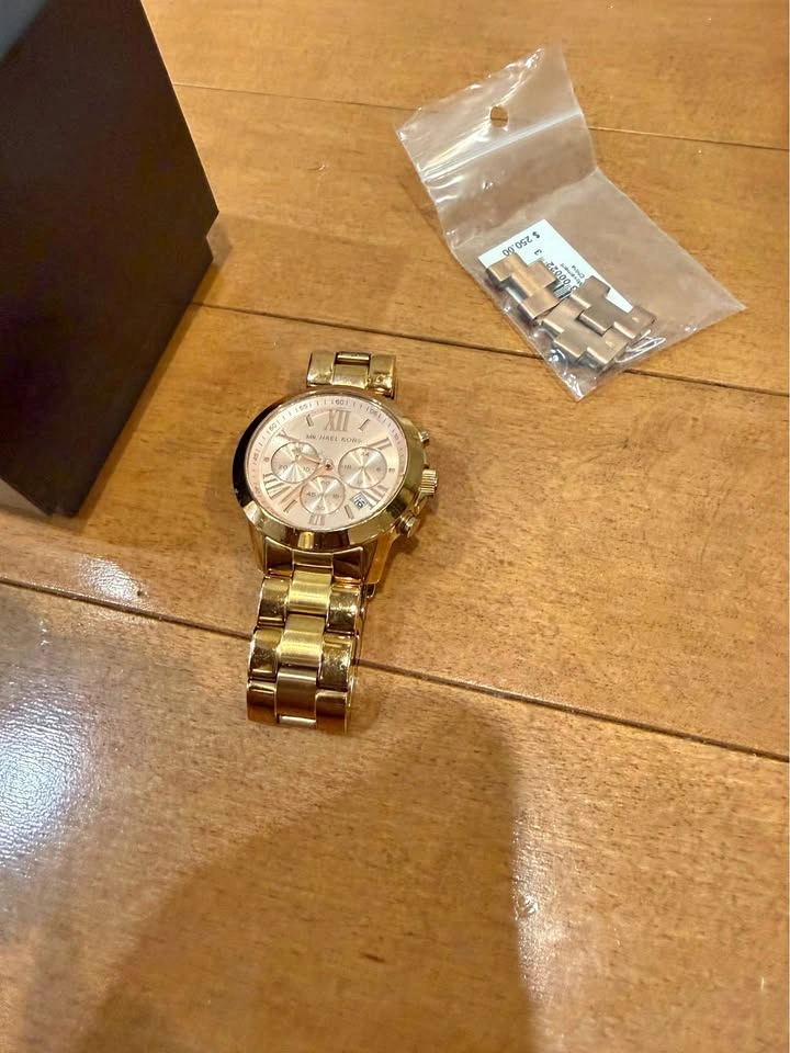 Michael Kors Gold Chronograph Watch