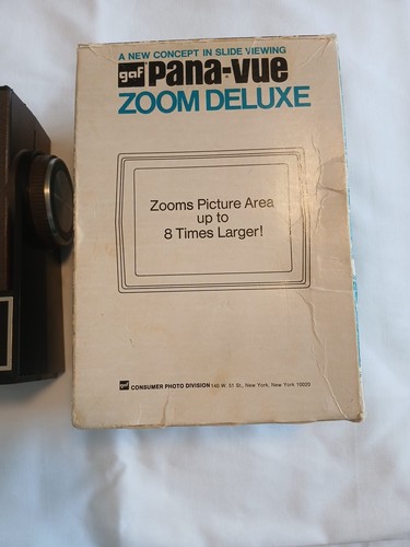 Vintage GAF Pana-Vue 1 Zoom Deluxe Fold-Down 35mm Slide Viewer - photo 4