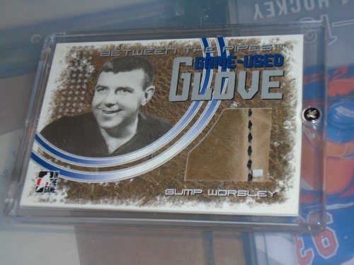 2006 In The Game Between The Pipes Gump Worsley Game Used Glove - photo 4