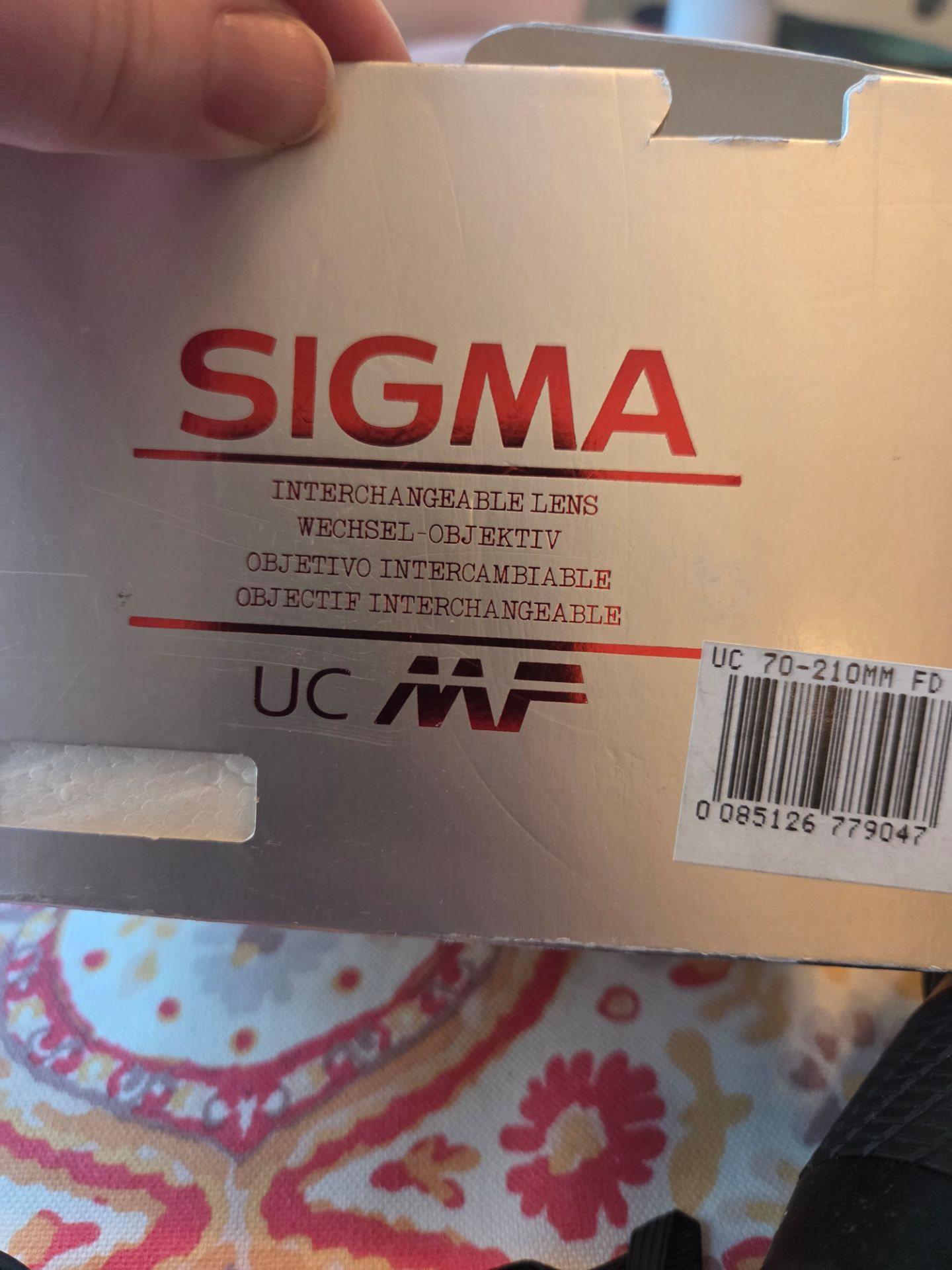 Sigma Interchangeable Lens UC 70-210mm - photo 2
