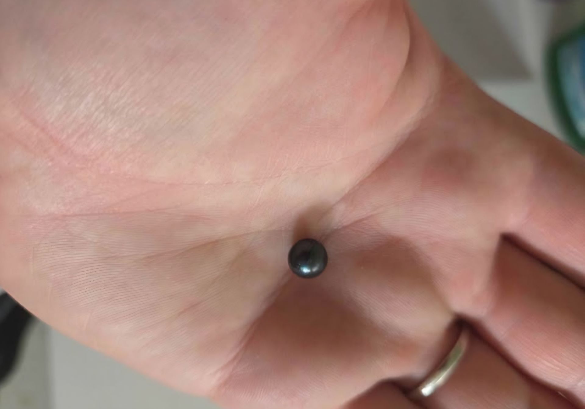 Black Pearl sterling silver necklace - photo 5