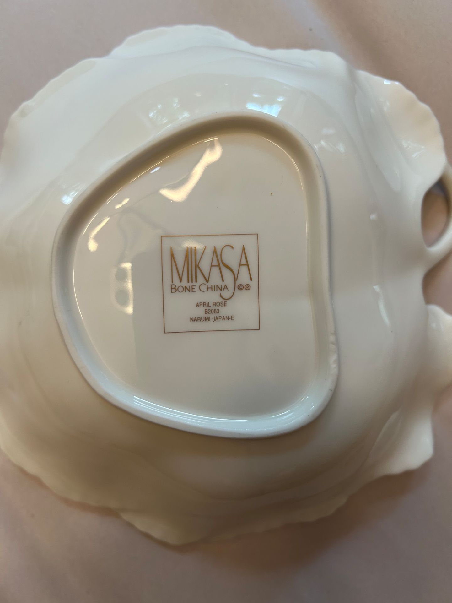 Mikasa April Rose Leaf Candy Dish - photo 2