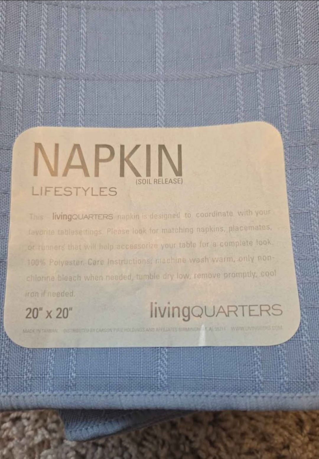 Table Cloth and Napkins - photo 4
