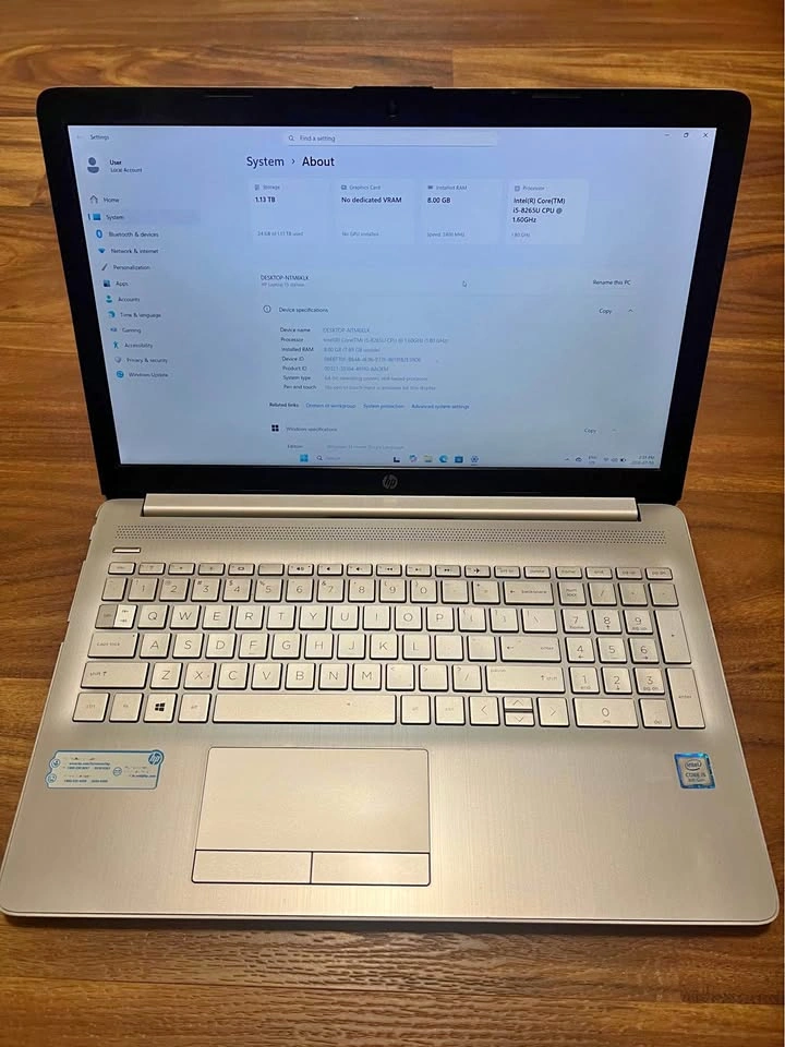 HP Laptop core i5 1.25 TB Storage 8 GB RAM - photo 2