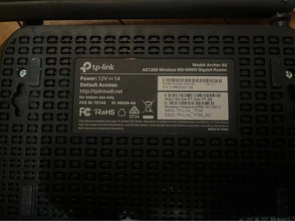 TP-Link Archer A6 AC1200 Wireless MU-MIMO Gigabit Router - photo 2