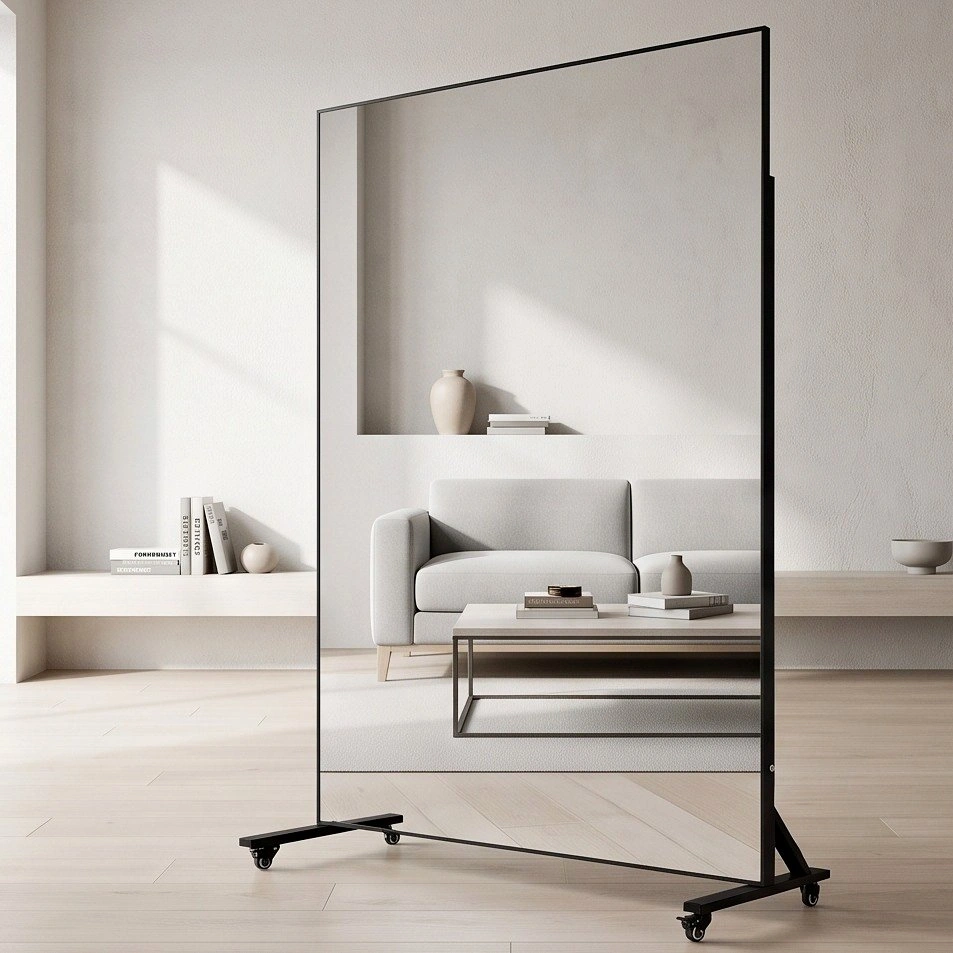 Super-Sized Portable Dance Mirror for Home Gym & Studio