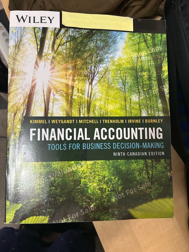 Wiley Financial Accounting Ninth Canadian Edition