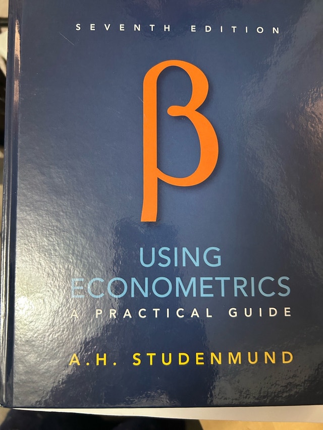 Econometrics- Studenmund - 7th Edition