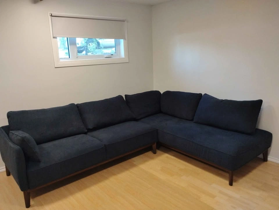 Navy blue sectional - Moving Sale - photo 2