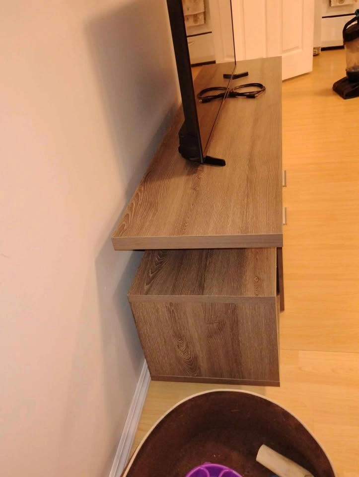 Loris TV Stand Dark Grey - Moving Sale - photo 3