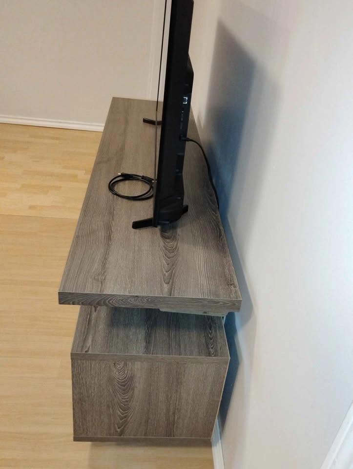 Loris TV Stand Dark Grey - Moving Sale - photo 4