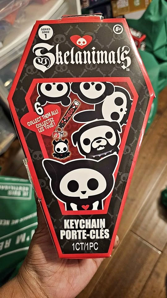 Skelanimals Series 1 Keychains | Kit and Diego
