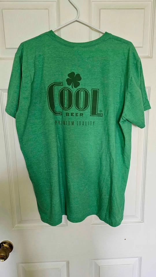 St. Patrick's Day Heather Green Graphic Tee - Size XL - photo 2