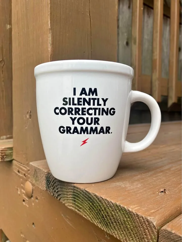 I Am Silently Correcting Your Grammar 16 Oz. Mug - Like New thumbnail