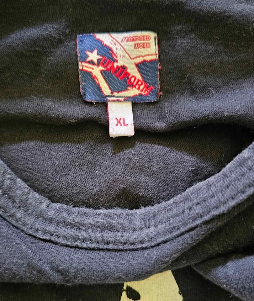 Vintage UNIFORM Standard Work Distressed Star Graphic Tee - Men' - photo 3