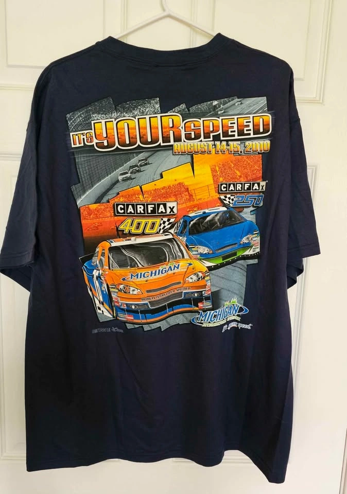BRAND NEW 2010 NASCAR Chase Authentics Michigan Tee - XL - photo 2