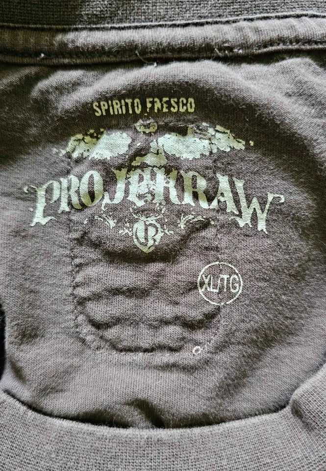 Vintage Projek Raw Heavyweight Distressed Graphic Tee - Men's XL - photo 4