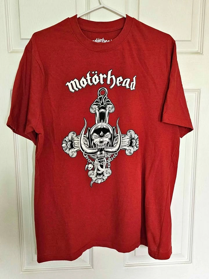 Brand New Official Motörhead War-Pig Cross Band Tee - Men's L