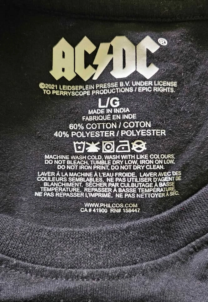 Brand New Official AC/DC "The Razors Edge" Band Tee - Men's L - photo 2