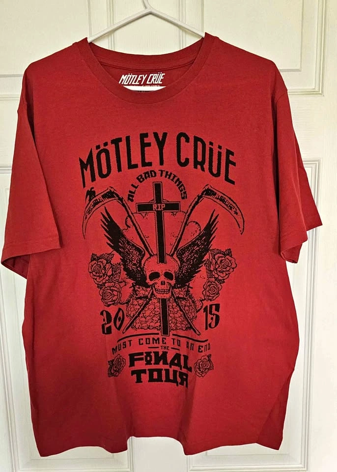BRAND NEW Official Mötley Crüe The Final Tour Band Tee - L