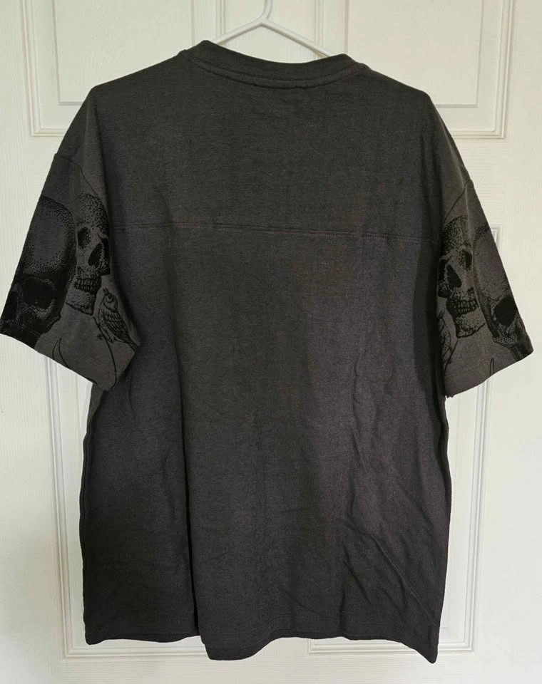 Brand New Koton Casual "Dark Skull & Fire" Graphic Tee - Men's M - photo 2