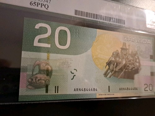 2004 Bank Of Canada $20, 2-Digit Radar Note, 4844484 - photo 2