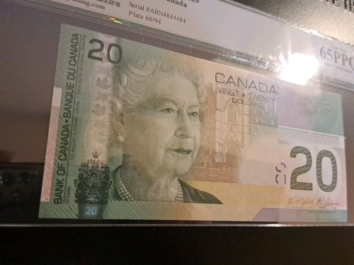 2004 Bank Of Canada $20, 2-Digit Radar Note, 4844484 - photo 5